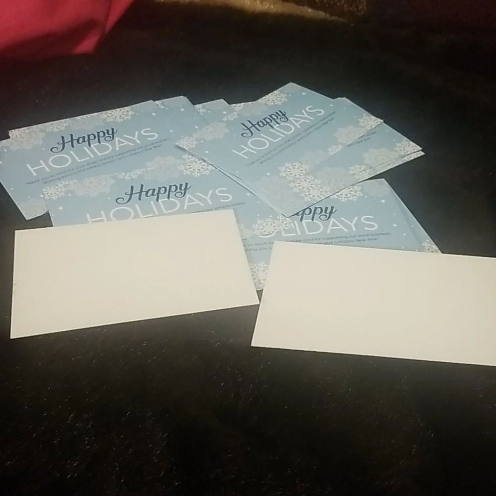 25 Happy Holidays 4X6 Thank you…